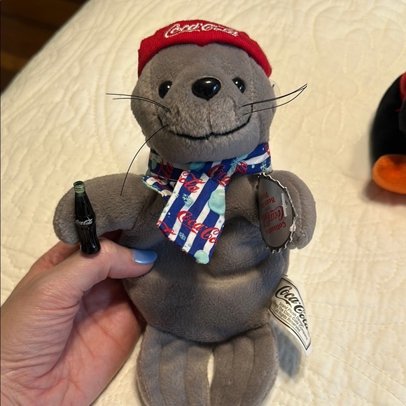 Coca-Cola Holiday Plush Toy Set‎ - Picture 3 of 6